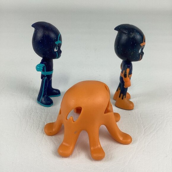 PJ Masks Night Ninja 3" Action Figure Toy Lot Character Villain Orange Splat - Picture 5 of 6